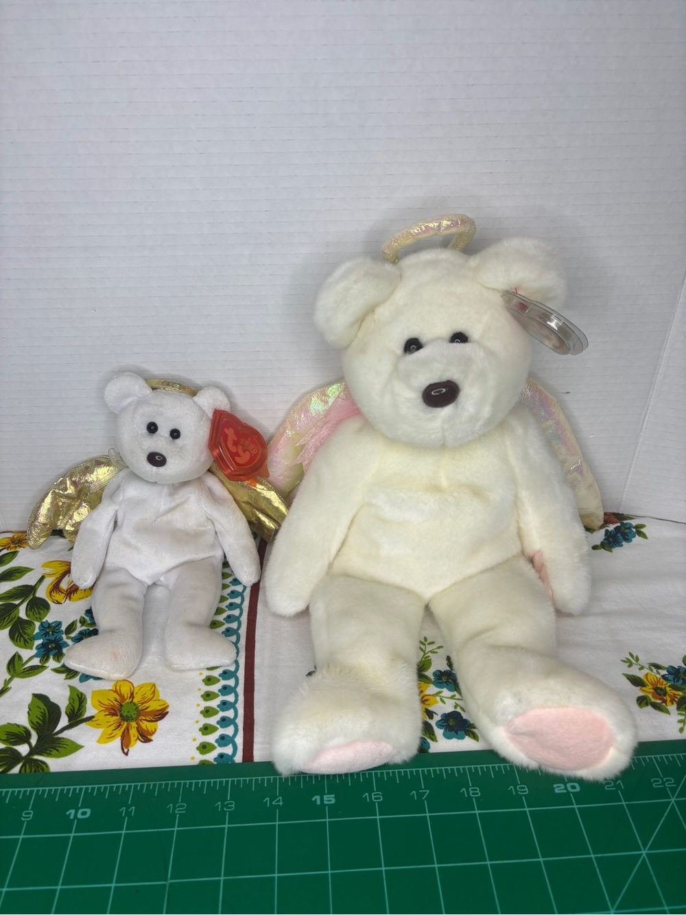 Ty Beanie Babies Buddies Collection 1999 2000 Plush Angel Bear Lot Tags Attached